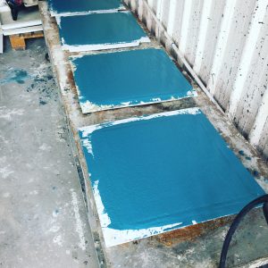 Concrete blue