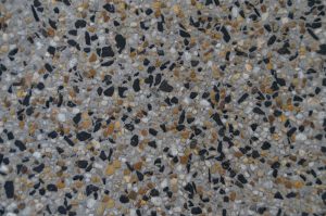 grey exposed aggregate mix